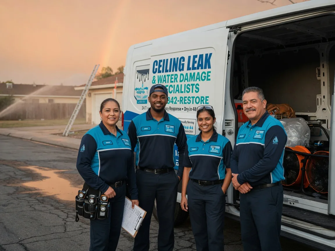 Ceiling Leak Cleanup company in Vergas, MN
